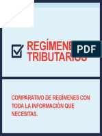 Tabla Regimenes Tributarios Antiguos