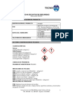 Ficha de Seguridad - Limpiador Primer - PVC-612