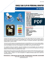 Single Gas Clip-On Personal Monitor: 03 Series