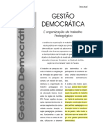 Gestão Democrática e Organização Do Trabalho Pedagógico (Com Destaques)