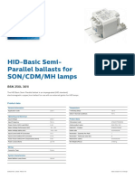 Lighting Lighting: HID-Basic Semi-Parallel Ballasts For SON/CDM/MH Lamps