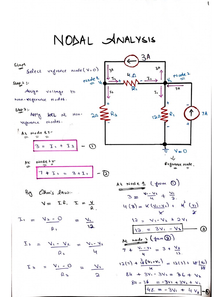 Nodal & Mesh Analysis PDF