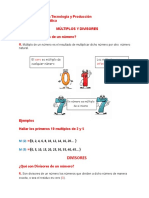 TEMA N° 12 MATEMATICA MULTIPLOS Y DIVISORES