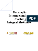 Apostila Formação Profissional Coaching Integral Sistêmico