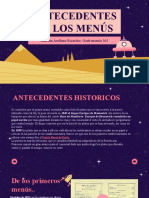 Antecedentes de Los Menus