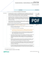 Minuta Final Consulta Electrónica - Comité de Normas y Procedimientos (CNP)