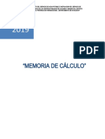 4.3 Memoria de Cálculo