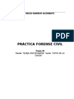 Practica Forense Civil - Tomo IV - Diego Barros Aldunate