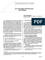 Normas y Principios Del Derecho de Trabajo