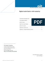 Digital Audio Basics With Audacity: OIT Academic Computing