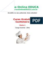 Curso Confeiteiro - Parte 1