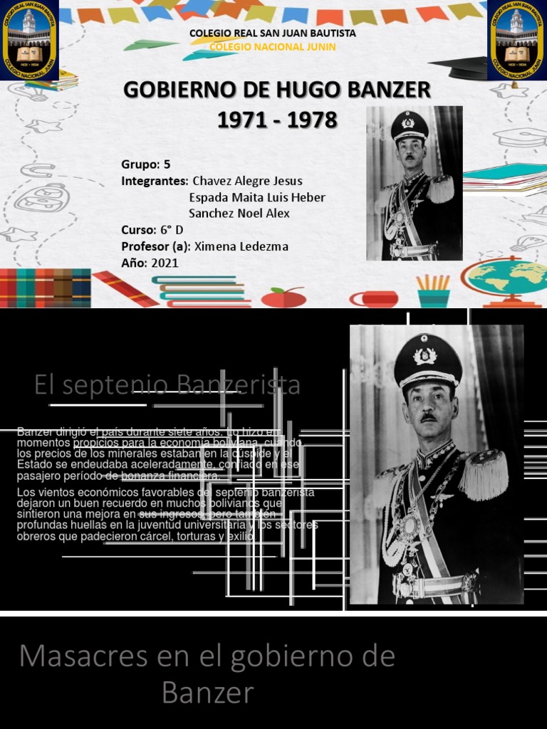 Dictadura de Banzer: Economía y Represión | PDF | Economias