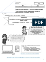 Guía Lenguaje 2º 10 Sustantivos