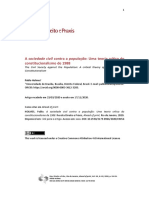 A sociedade civil contra a população: Uma teoria crítica do constitucionalismo de 1988