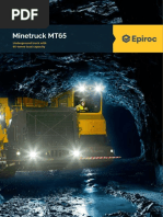 Minetruck MT65: Underground Truck With 65-Tonne Load Capacity