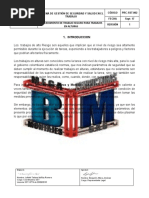 V 1 . PRC-SST-002 PROCEDIMIENTO DE TRABAJO SEGURO PARA TRABAJOS EN ALTURAS