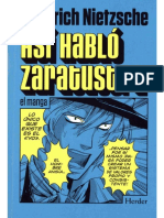 Asi Hablo Zaratustra Manga Nietzschepdf