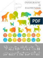 Modelo Elemento Animais para Infográficos