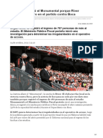 La Justicia allanó el Monumental porque River incumplió el aforo en el partido contra Boca