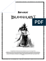 Savage Worlds FR - Bloodlust