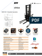 Ficha Técnica Apilador Eléctrico BASSLER BKW1545