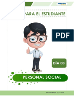 Ficha para El Estudiante: Personal Social