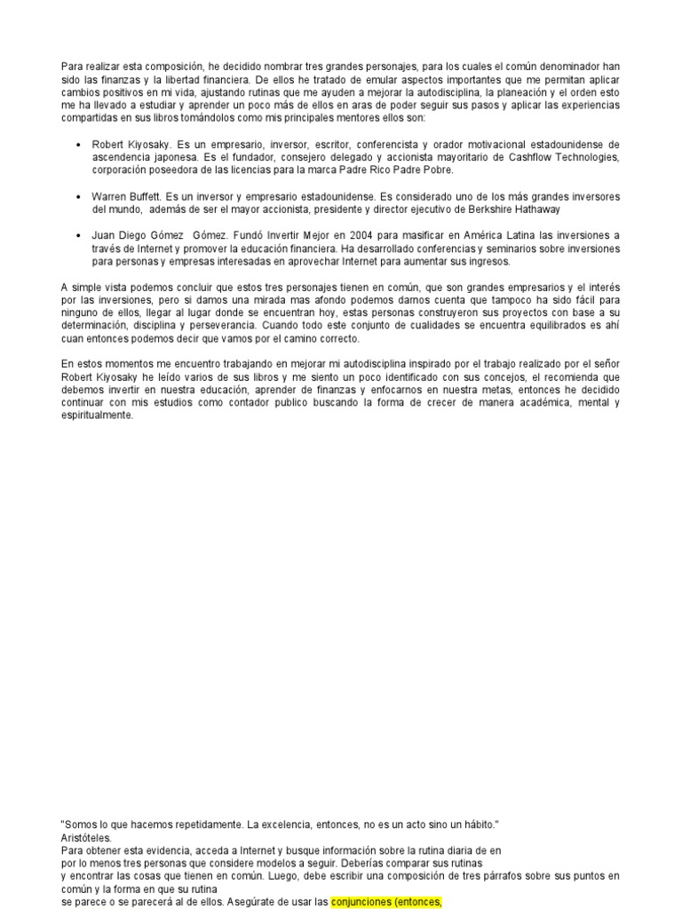Actividad 1 | PDF | Crecimiento personal y profesional | Relaciones ...