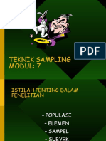 Teknik Sampling