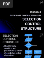 COMP1. L4. Selection Control Structure