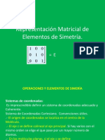 Tema 6. Representacion Matricial de Elementos de Simetria