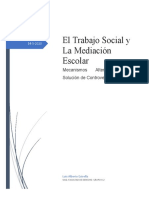 El Trabajo Social y La Mediación Escolar