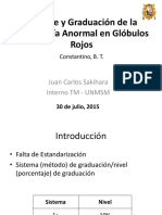 Reporte y Graduación de La Morfología Anormal