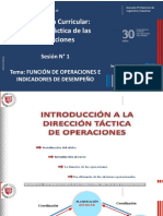 Sesión 01-Introducción A La Dirección Táctica de Las Operaciones