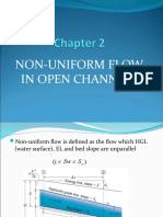 Non-Uniform Flow in Open Channels