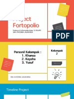Project Fortopolio: Prakarya & Informatika Kelas 12 IPA/IPS Sma Avicenna Jagakarsa