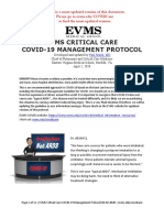 EVMS Critical Care COVID 19 Protocol 4 2 2020-Revised