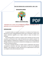 TEMA N° 3 DE PSICOLOGÍA - ED. COMÚN - PERÍODO 2020- 2021