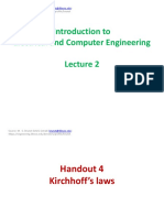 EE1029 - Lecture2 - Kirchhoff's Laws