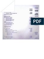 Answers of Bank Reconciliation Assignment
