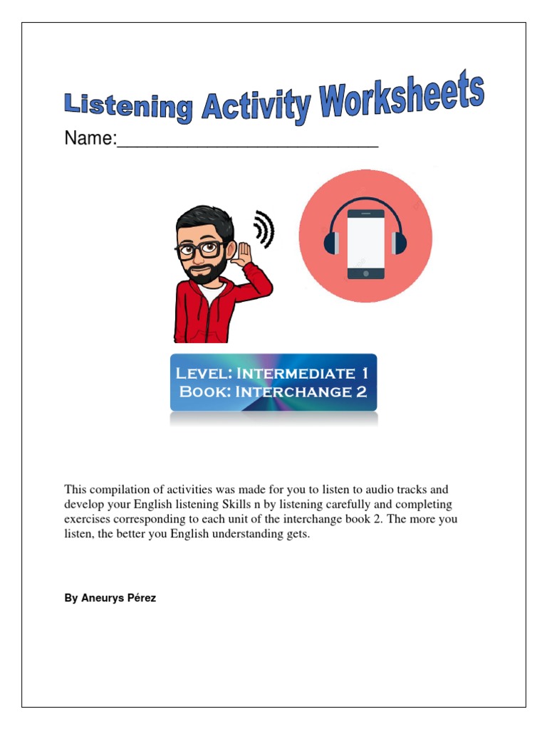 Intermediate English Listening Activities | PDF | Language Arts ...
