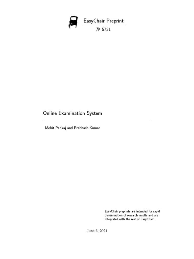 Online Examination System Overview | PDF | Test (Assessment) | Software