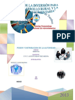 Poder y distribución de autoridad en la gerencia