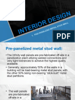 Pre-panelized metal stud wall: benefits of off-site fabrication