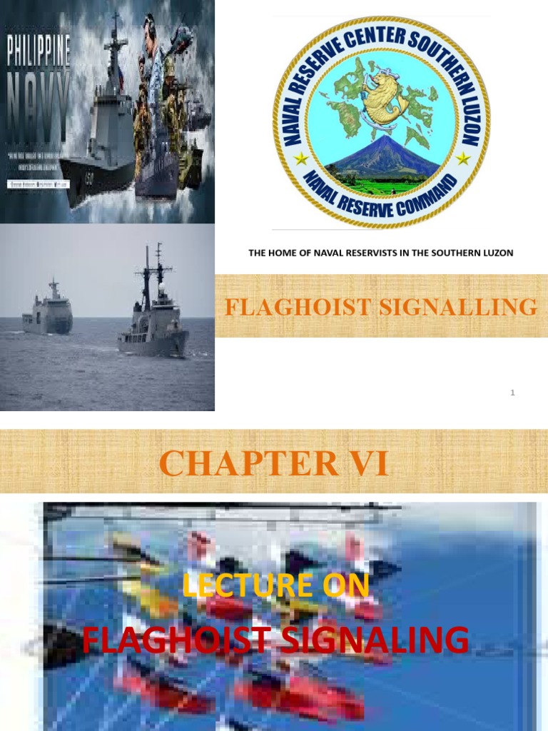 Flaghoist Signaling for Naval Reservists | PDF | Flag | Ships