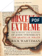 Rick Wartzman - Obscene in The Extreme - The Burning and Banning of John Steinbeck's The Grapes of Wrath (2008)