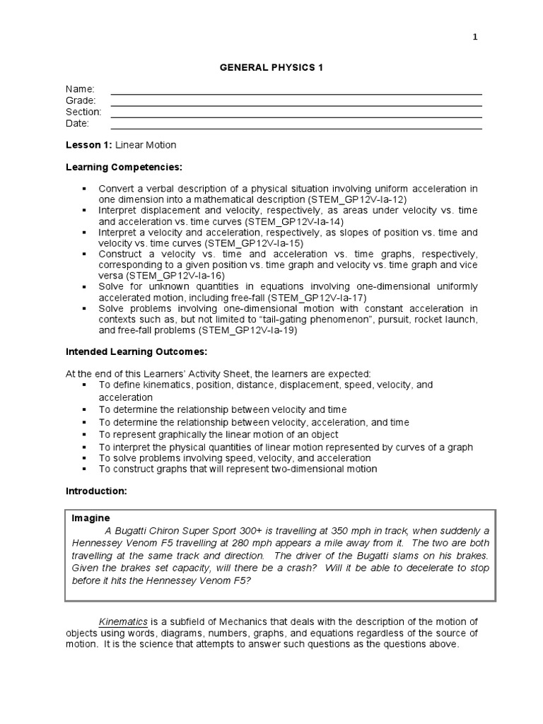 Physics 7 Pdf Acceleration Velocity