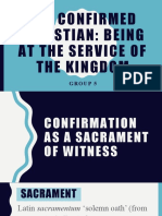 The Confirmed Christian: Being at The Service of The Kingdom
