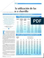 Coste de Utilizacion de Sembradoras A Chorrillo