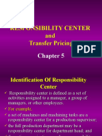 Responsibility Center and Transfer Pricing