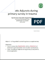 2 Diagnostic Adjuncts During Primary Survey in Trauma Dr. Medina 1